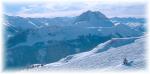 Kitzbühel . zasněžená krajina